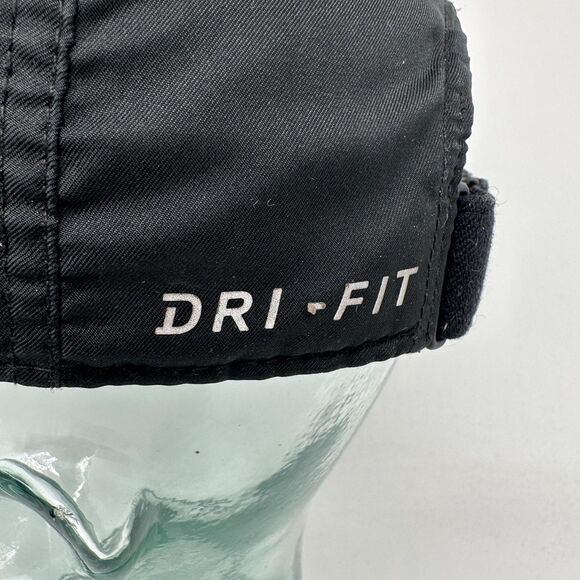 Nike Hat Cap Strap Back Black Dri-Fit Featherlight Running Women Athletic Sports - Picture 4 of 9